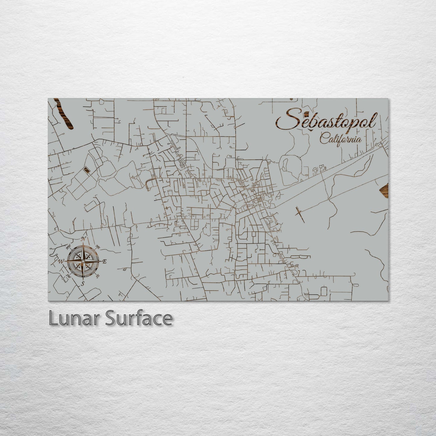 Sebastopol, California Street Map