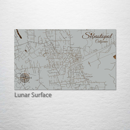 Sebastopol, California Street Map