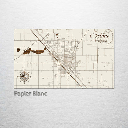 Selma, California Street Map