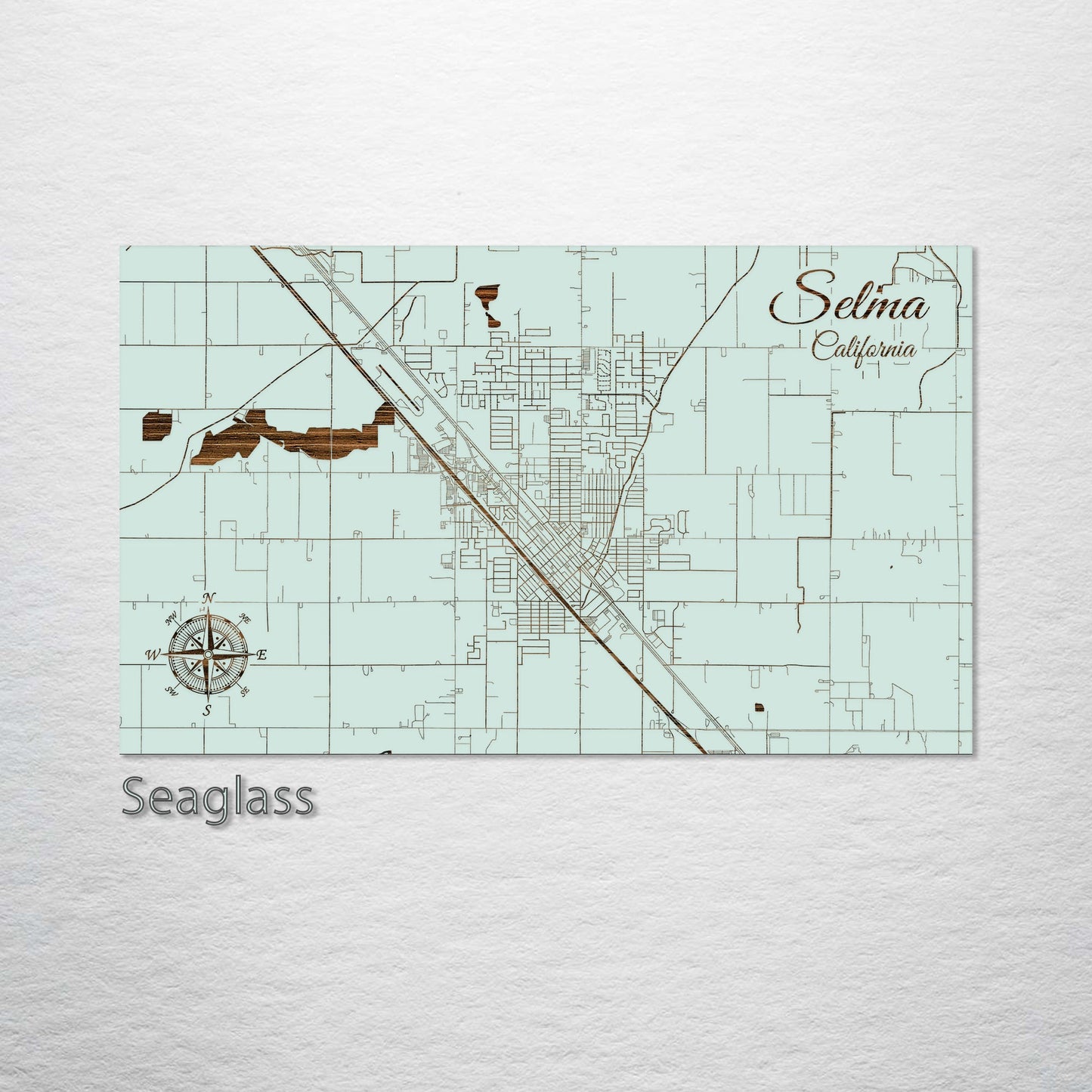 Selma, California Street Map