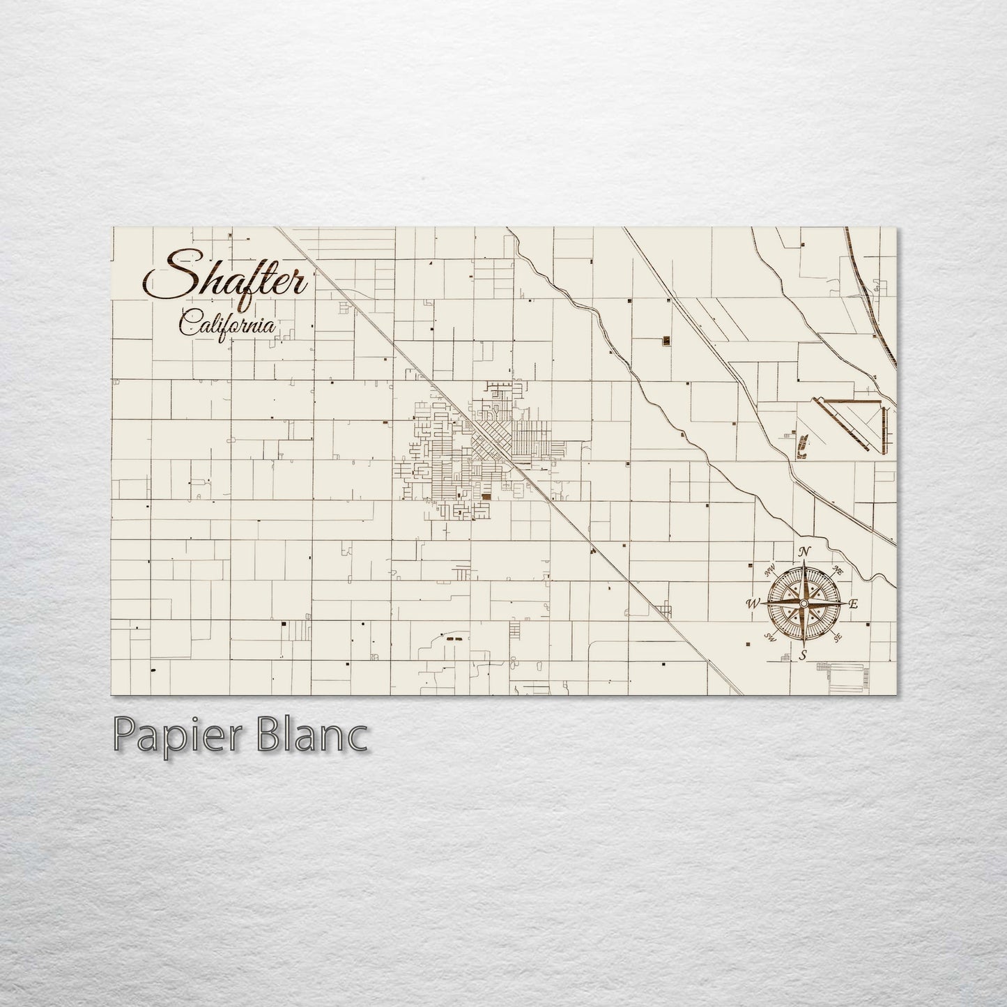 Shafter, California Street Map