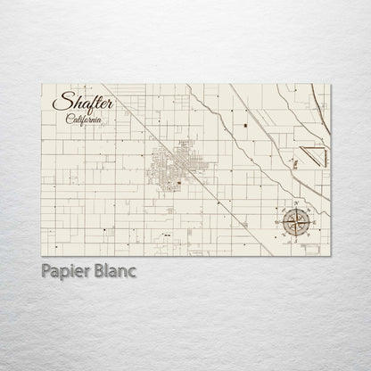 Shafter, California Street Map