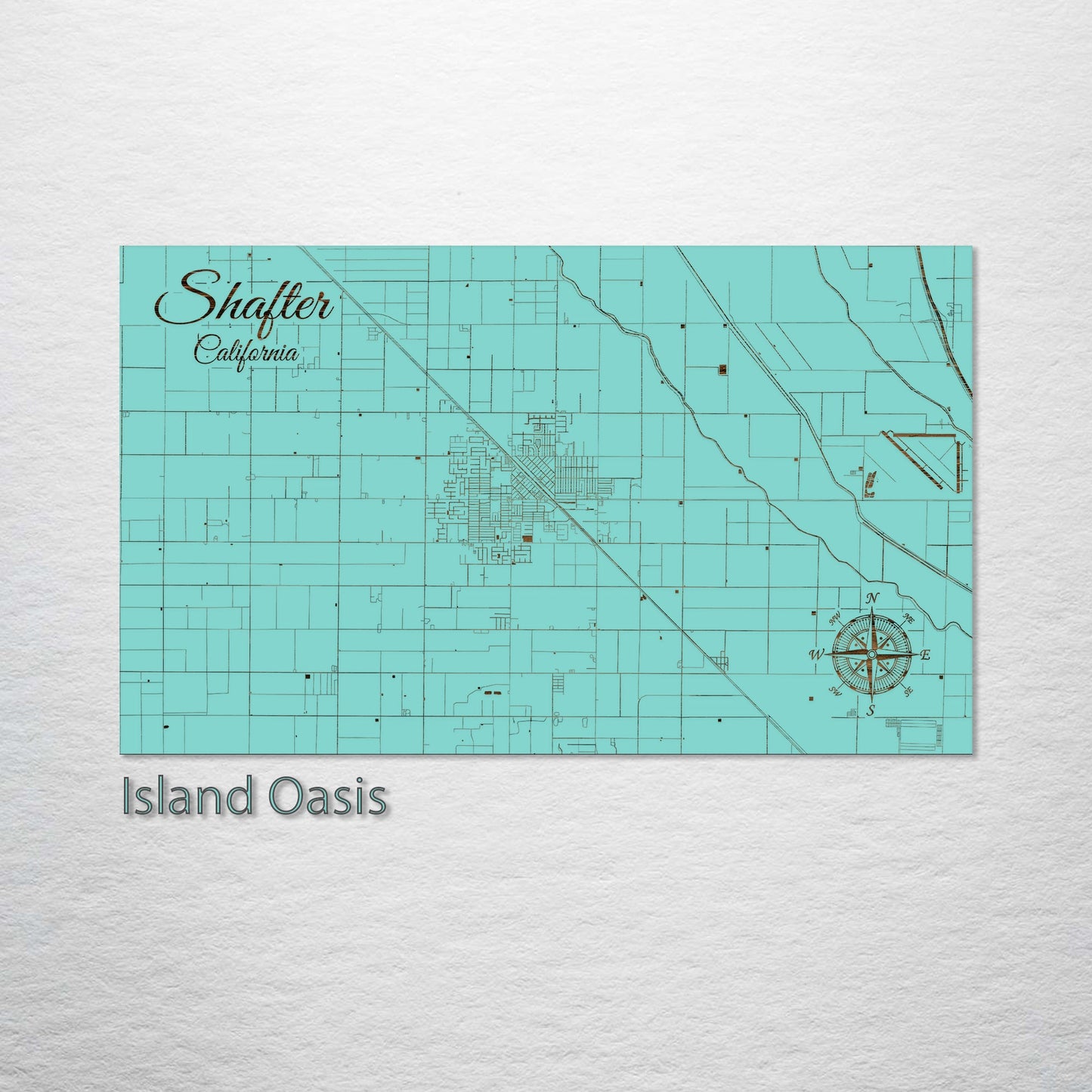 Shafter, California Street Map