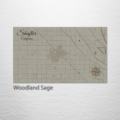 Shafter, California Street Map