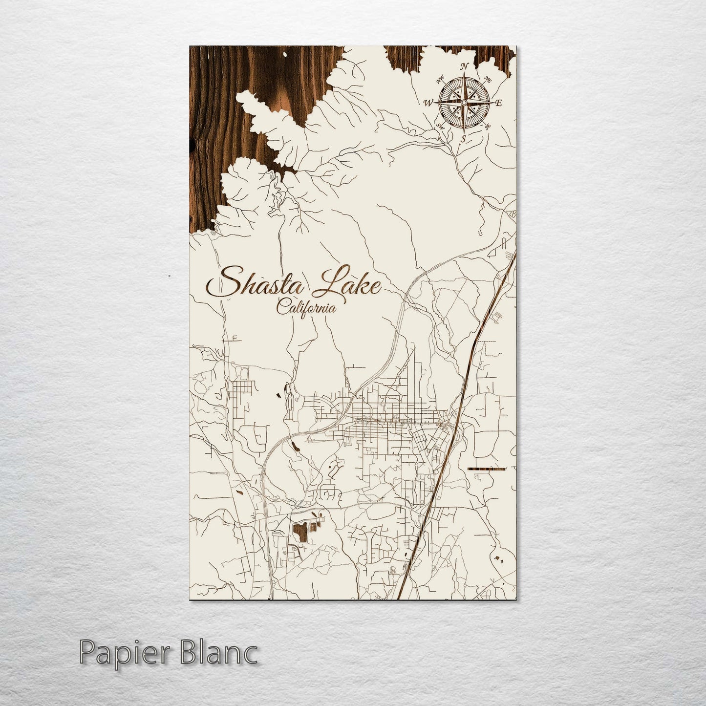 Shasta Lake, California Street Map