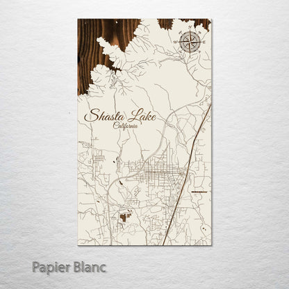 Shasta Lake, California Street Map