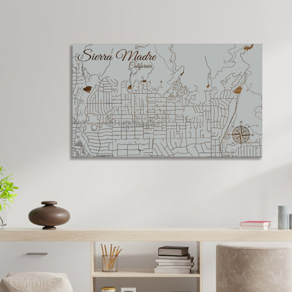 Sierra Madre, California Street Map