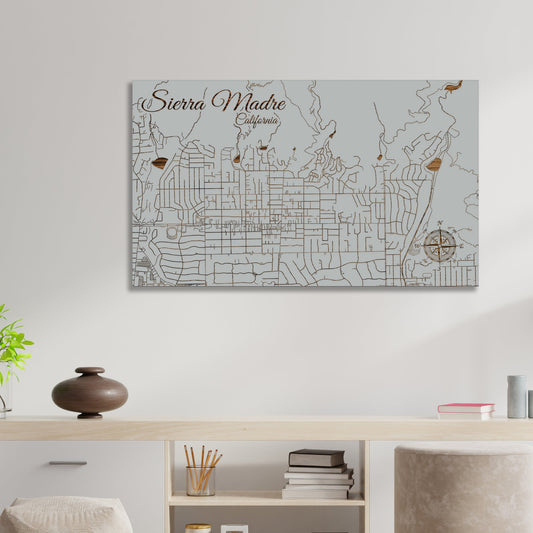 Sierra Madre, California Street Map