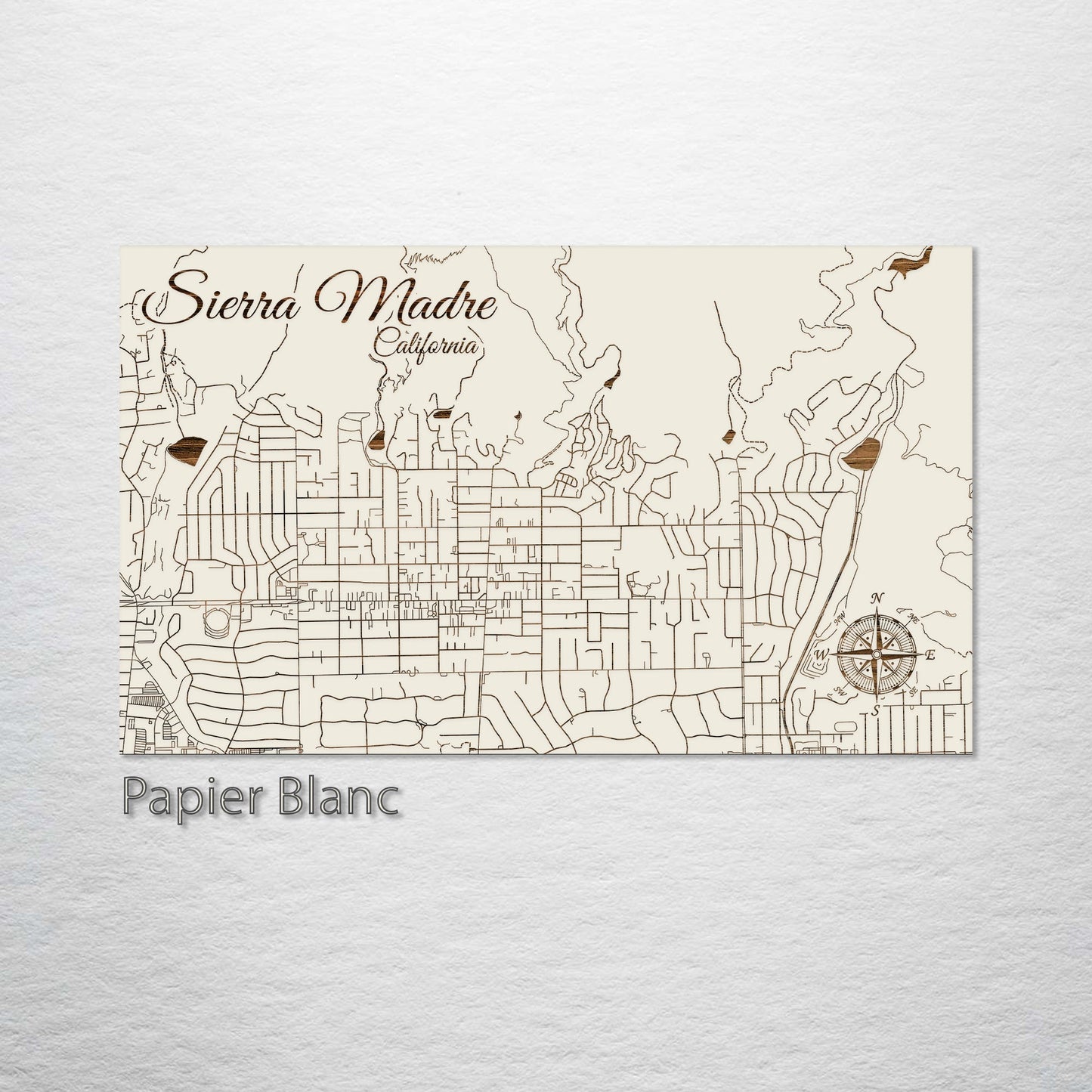 Sierra Madre, California Street Map