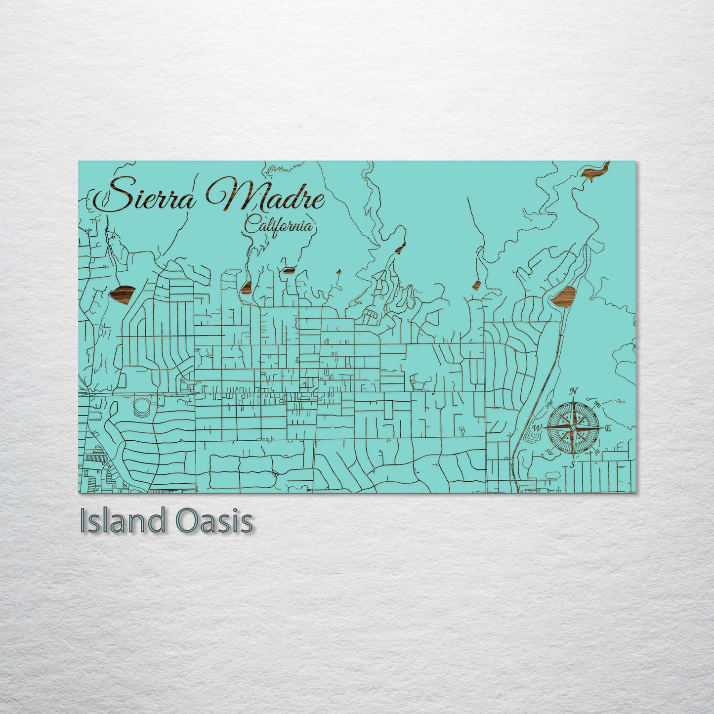 Sierra Madre, California Street Map