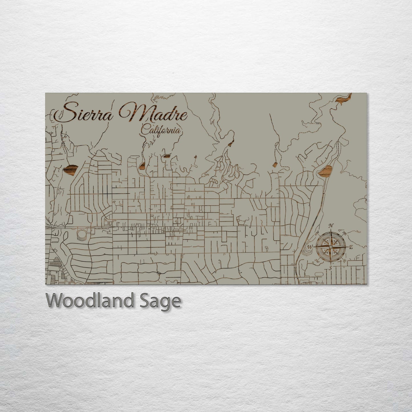 Sierra Madre, California Street Map