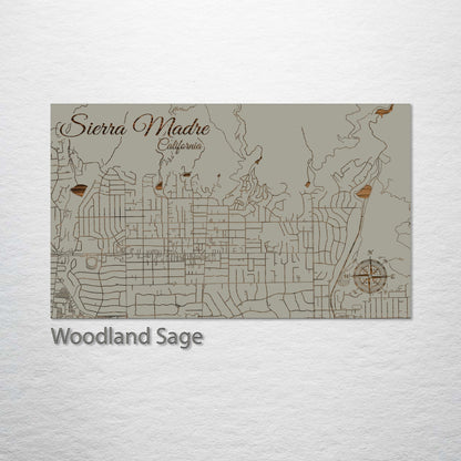 Sierra Madre, California Street Map