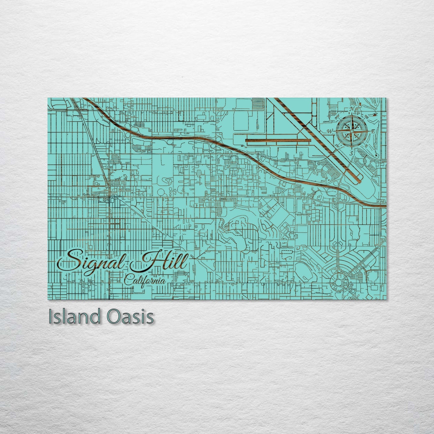 Signal Hill, California Street Map