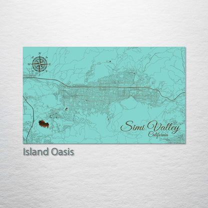 Simi Valley, California Street Map