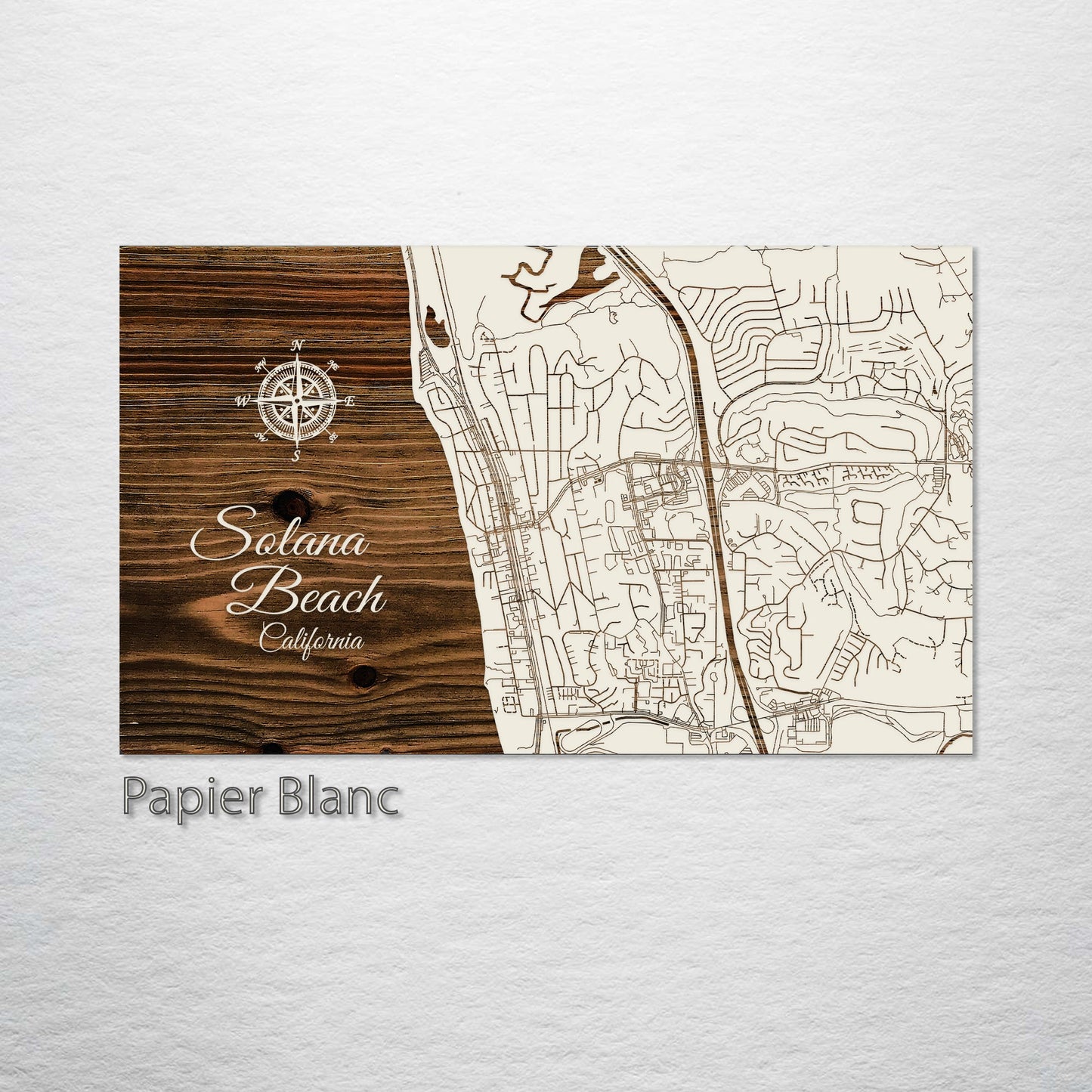 Solana Beach, California Street Map