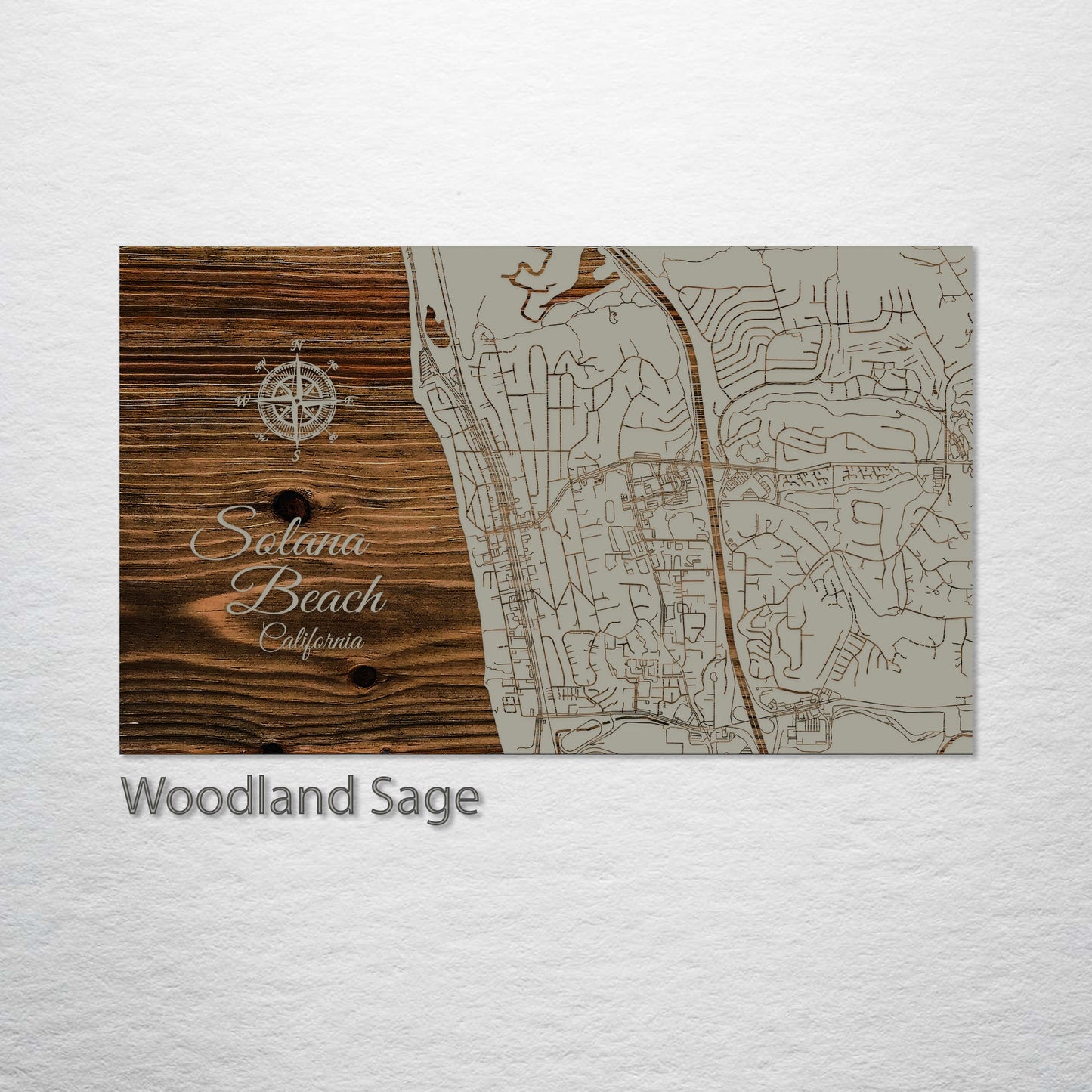 Solana Beach, California Street Map