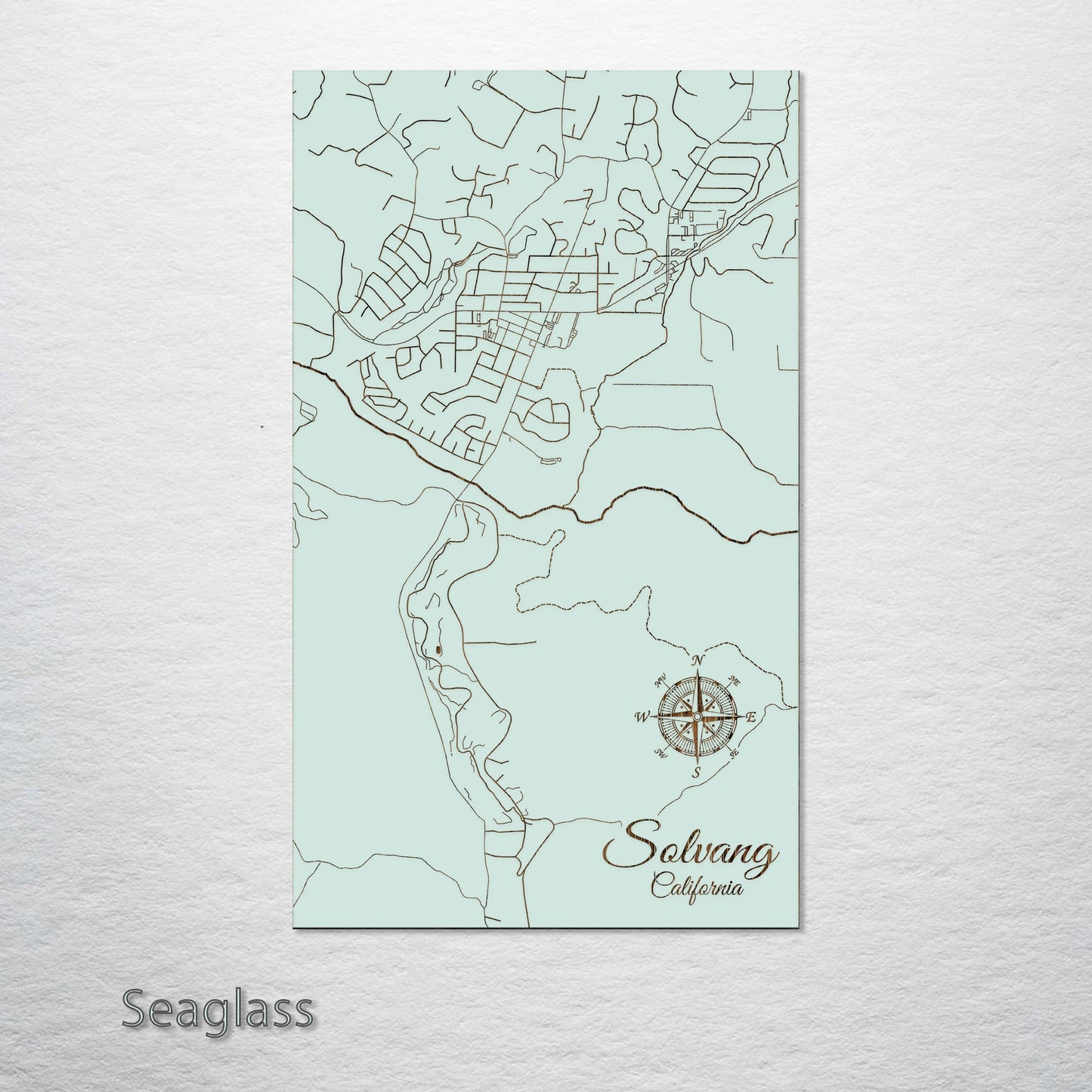 Solvang, California Street Map