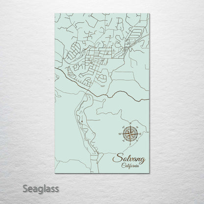 Solvang, California Street Map
