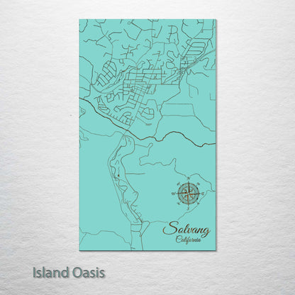 Solvang, California Street Map