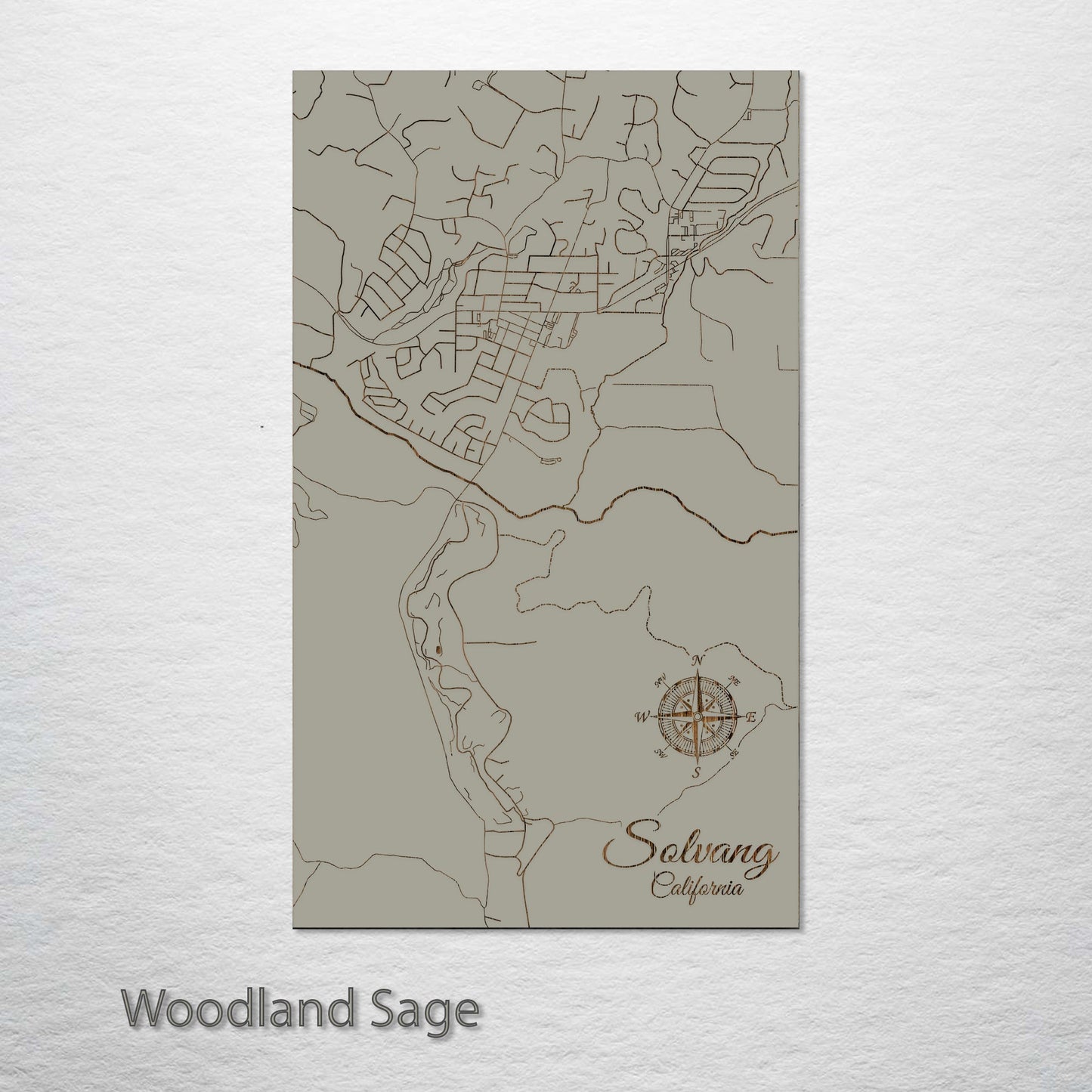 Solvang, California Street Map