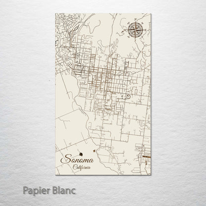 Sonoma, California Street Map