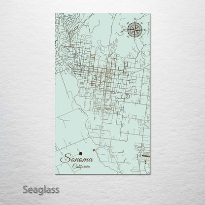 Sonoma, California Street Map