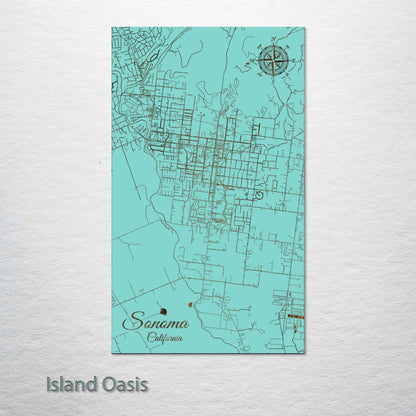 Sonoma, California Street Map