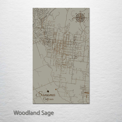 Sonoma, California Street Map