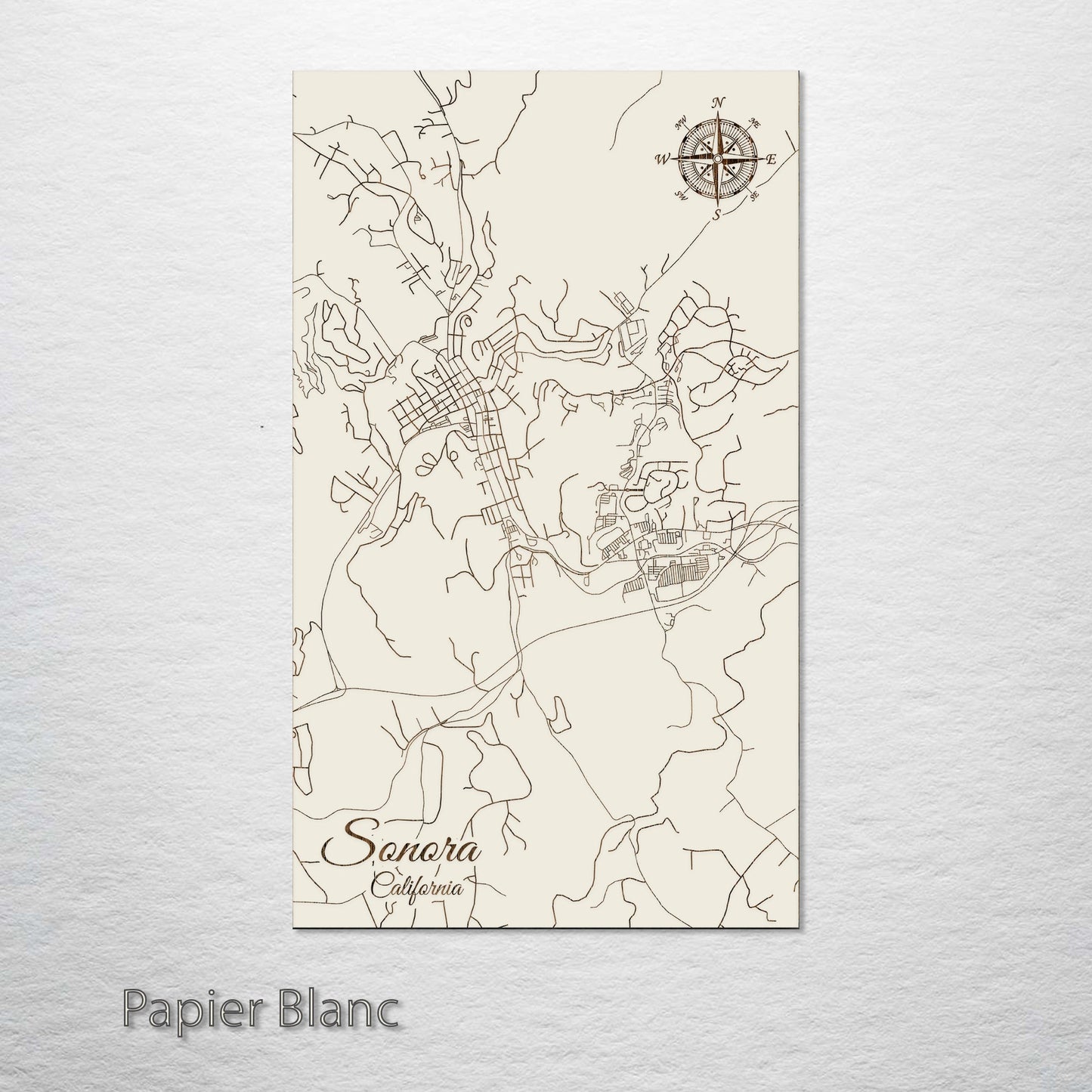 Sonora, California Street Map