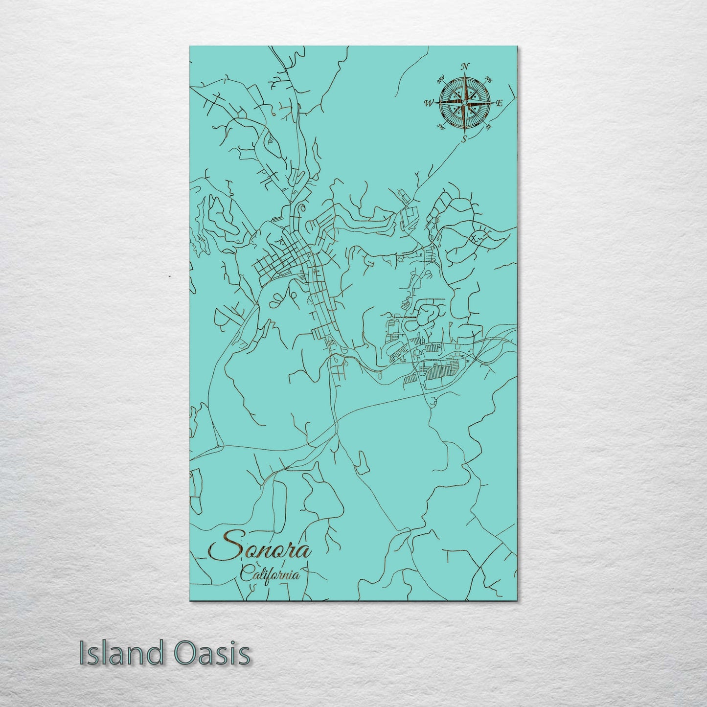 Sonora, California Street Map