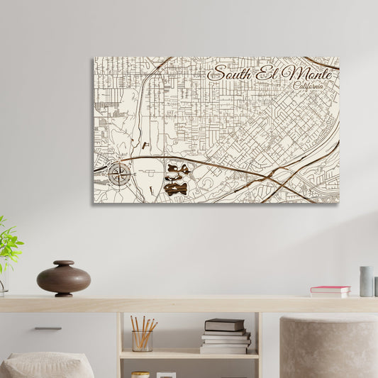 South El Monte, California Street Map