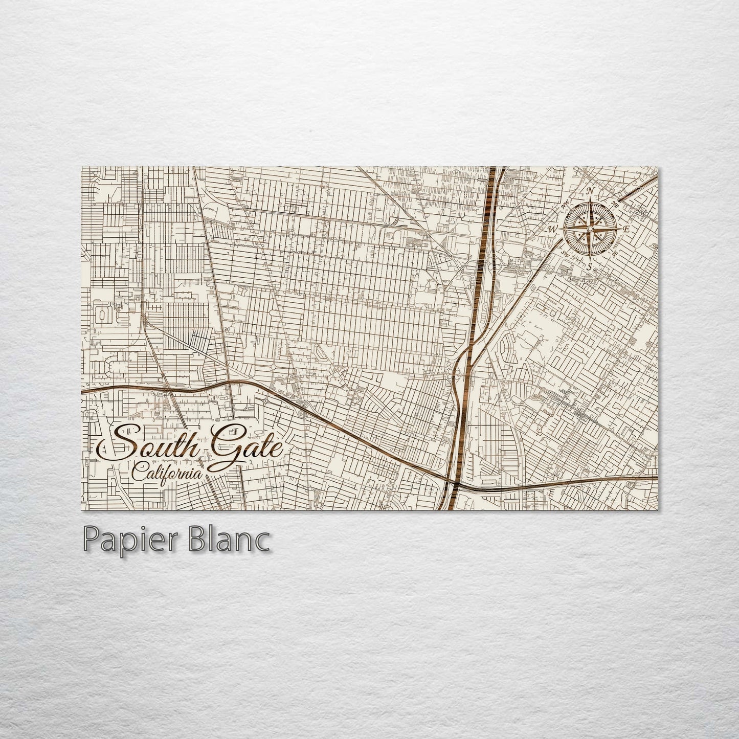 South Gate, California Street Map