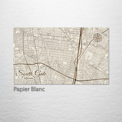 South Gate, California Street Map