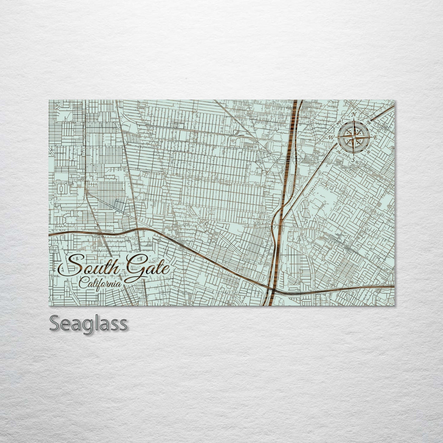 South Gate, California Street Map