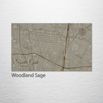 South Gate, California Street Map