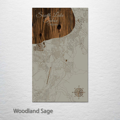 South Lake Tahoe, California Street Map