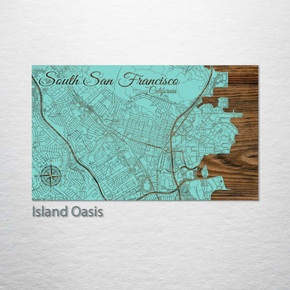 South San Francisco, California Street Map