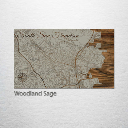 South San Francisco, California Street Map