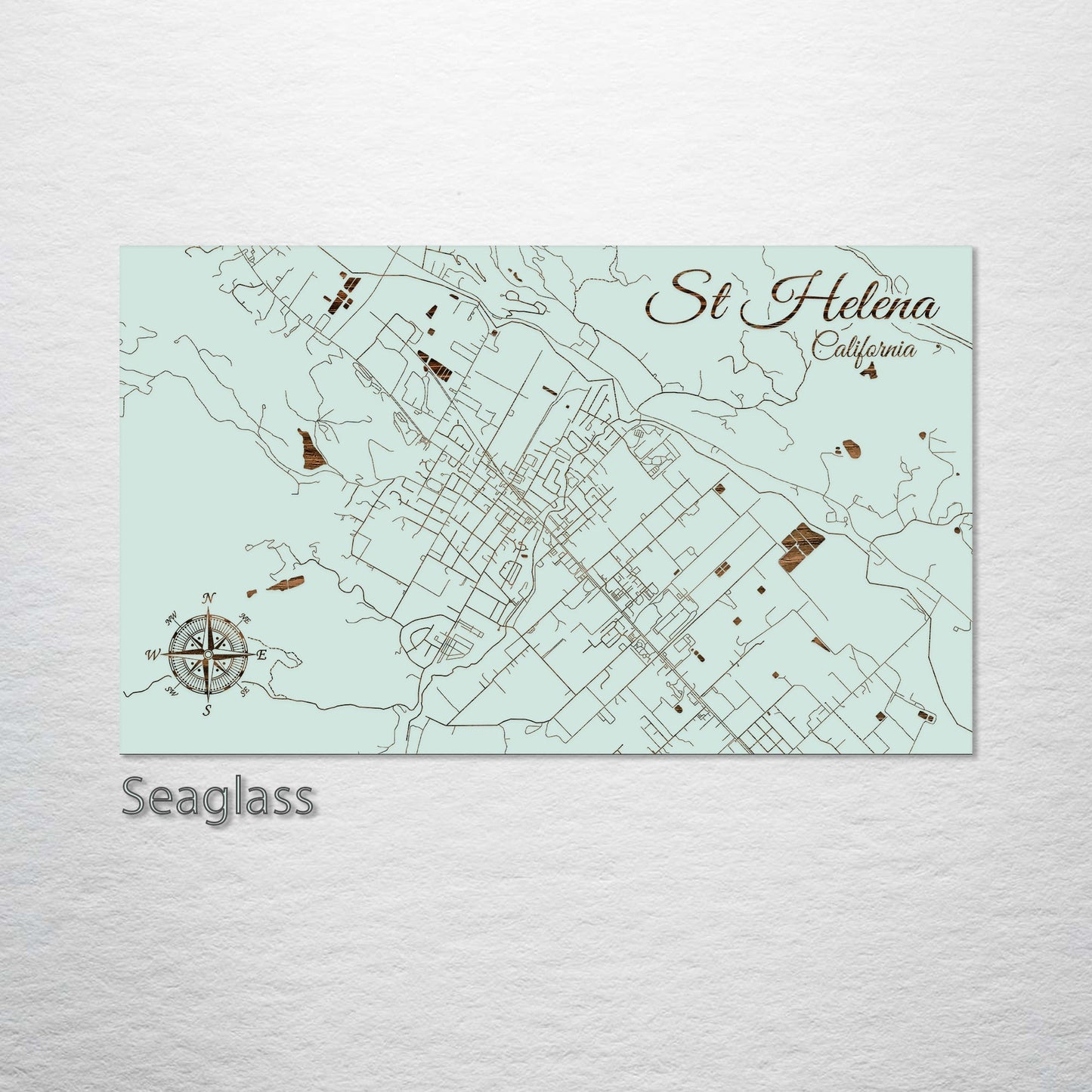 St. Helena, California Street Map