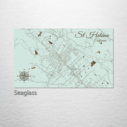 St. Helena, California Street Map