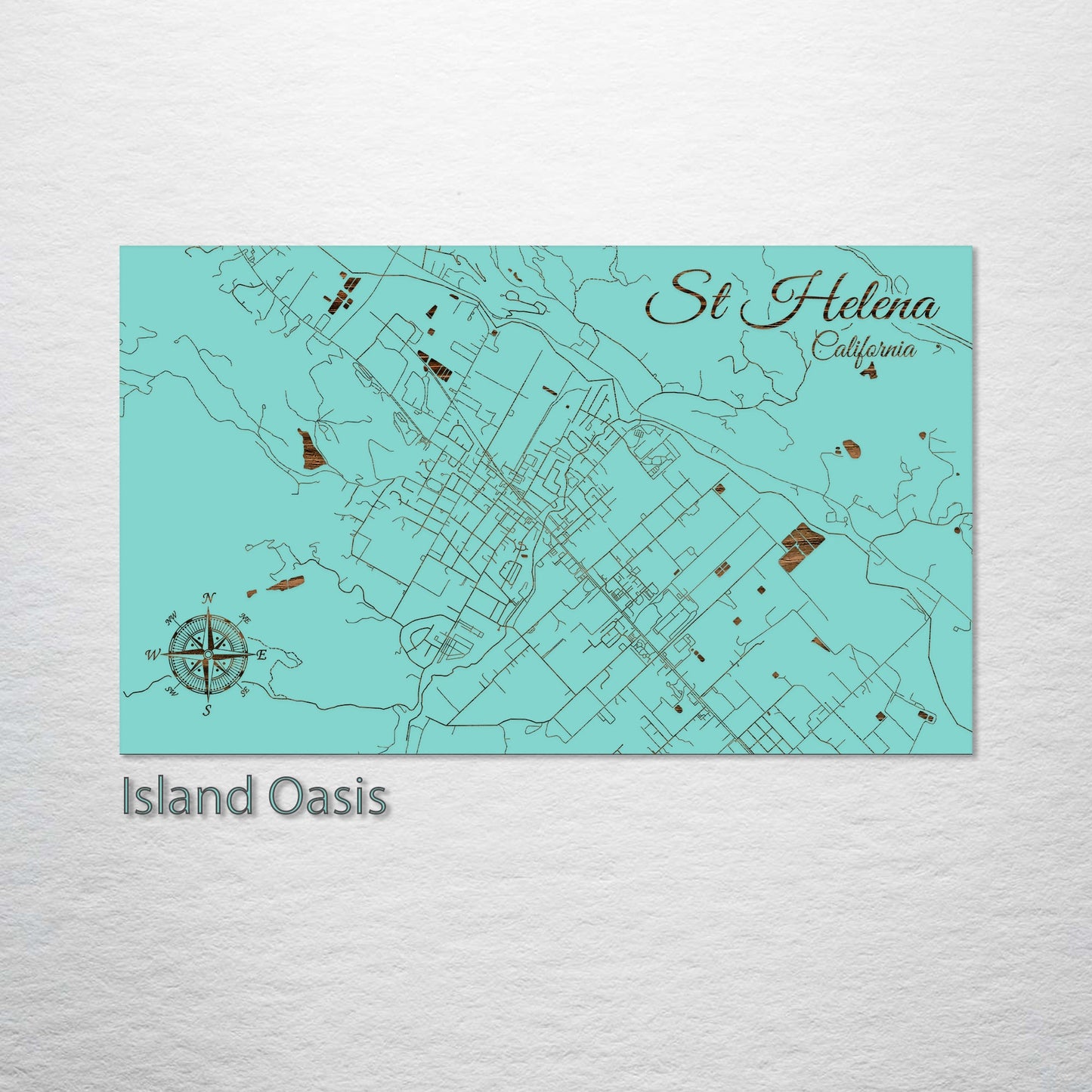 St. Helena, California Street Map