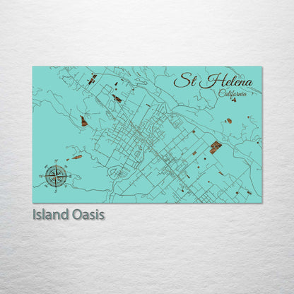 St. Helena, California Street Map