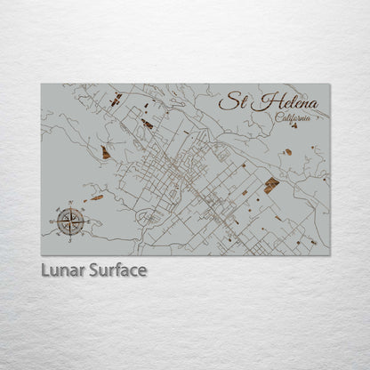 St. Helena, California Street Map