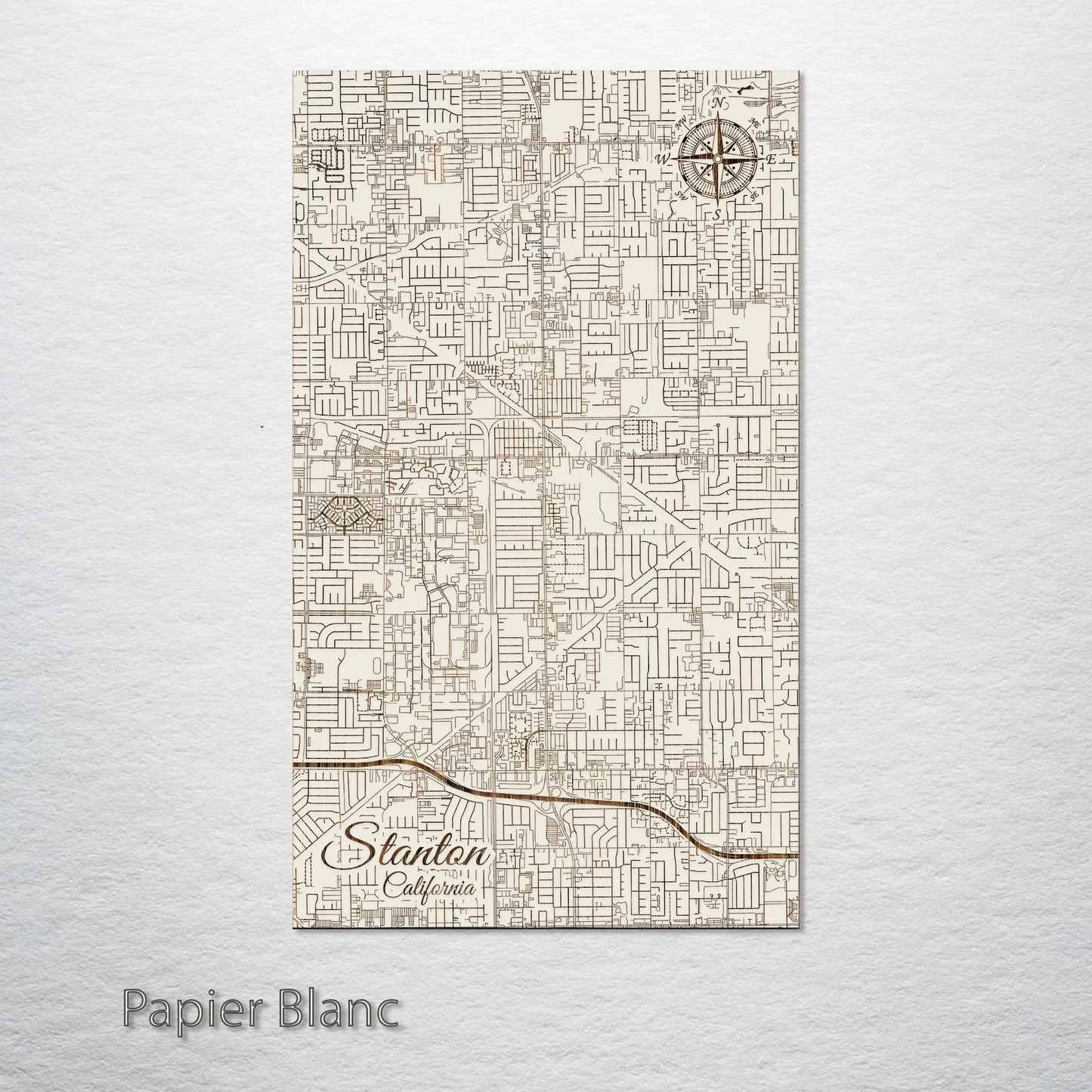 Stanton, California Street Map