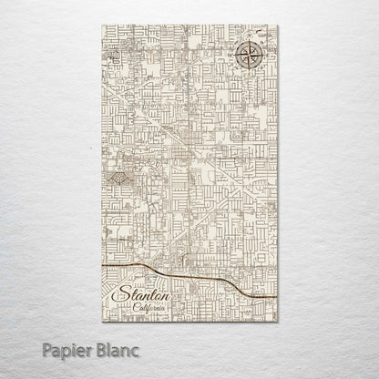 Stanton, California Street Map