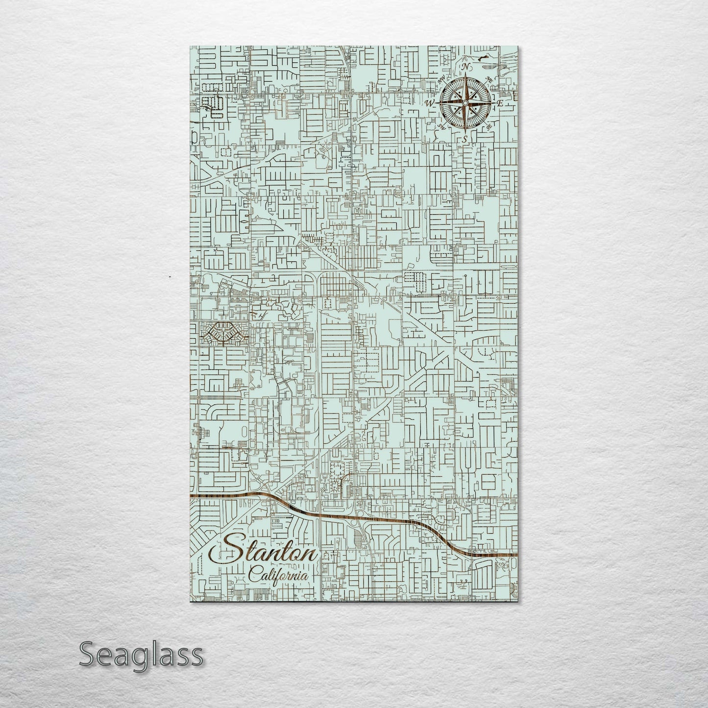 Stanton, California Street Map