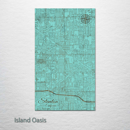 Stanton, California Street Map