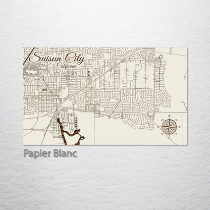 Suisun City, California Street Map