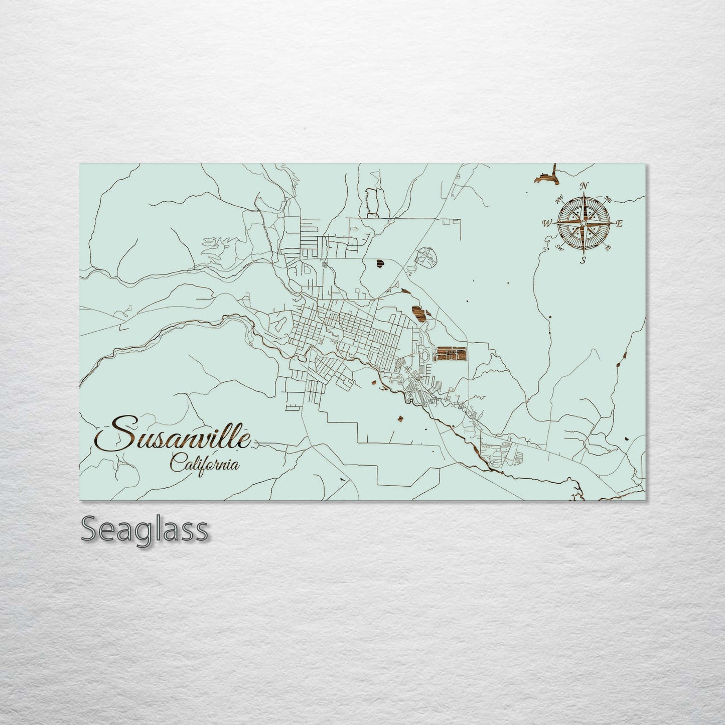 Susanville, California Street Map