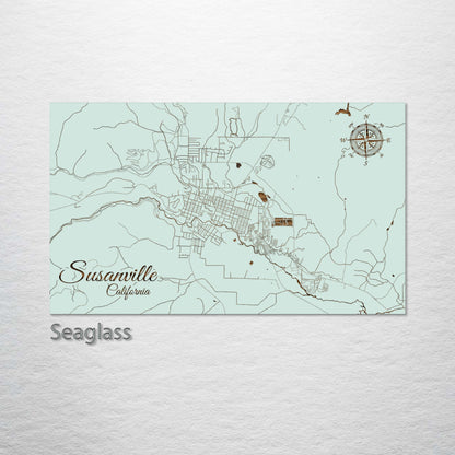 Susanville, California Street Map